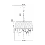 ΠΟΛΥΕΛΑΙΟΣ ΥΦΑΣΜΑ - ΚΡΥΣΤΑΛΛΟ 3ΧE14 PENELOPE - Image 2