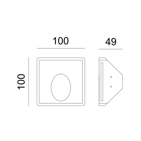 LED ΓΥΨΙΝΟ TRIMLESS Φ/Σ MAVIS ΕΜΜΕΣΟΥ ΦΩΤΙΣΜΟΥ CREE 1.5W 3000K 150LM 230V AC RA80 - Image 2