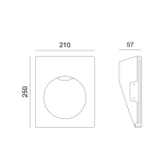 LED ΓΥΨΙΝΟ TRIMLESS Φ/Σ SKYE ΕΜΜΕΣΟΥ ΦΩΤΙΣΜΟΥ CREE 1.5W 3000K 150LM 230V AC RA80 - Image 2