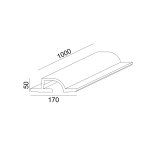ΓΥΨΙΝΟ TRIMLESS ΓΡΑΜΜΙΚΟ ΦΩΤΙΣΤΙΚΟ ANDIE 100x17x5CM - Image 2
