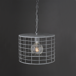 ΚΡΕΜΑΣΤΟ ΦΩΤΙΣΤΙΚΟ 1ΧΕ27 ΜΕΤΑΛΛΙΚΟ ΑΠΟΧΡ.ΤΣΙΜΕΝΤΟΥ Φ23,2ΧΗ120CM DUBLIN - Image 2