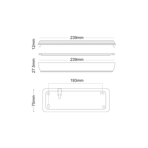 Φ/Σ ΑΣΦΑΛΕΙΑΣ LED ΕΠΙΤΟΙΧΙΟ 2WSMD5730 1,5HRS100LM 6000K 230V - Image 2