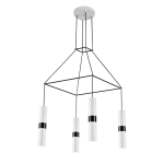 ΚΡΕΜΑΣΤΟ ΦΩΤΙΣΤΙΚΟ 4XGU10 ΛΕΥΚΟ ΜΕΤΑΛΛΙΚΟ 56X56XH150CM DA VINCI