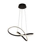 ΚΡΕΜΑΣΤΟ ΦΩΤΙΣΤΙΚΟ LED 48W 3000K 2880LM ΜΑΥΡΟ ΑΛΟΥΜΙΝΙΟ 48Χ44XΗ120CM GORDIUS