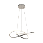 ΚΡΕΜΑΣΤΟ ΦΩΤΙΣΤΙΚΟ LED 48W 3000K 2880LM ΧΡΩΜΙΟ ΑΛΟΥΜΙΝΙΟ 48Χ44XΗ120CM GORDIUS