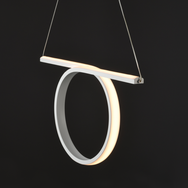 ΚΡΕΜΑΣΤΟ ΦΩΤΙΣΤΙΚΟ LED 32W 3000K 1920LM ΛΕΥΚΟ ΑΛΟΥΜΙΝΙΟ 64Χ17ΧΗ120CM ZERO - Image 2