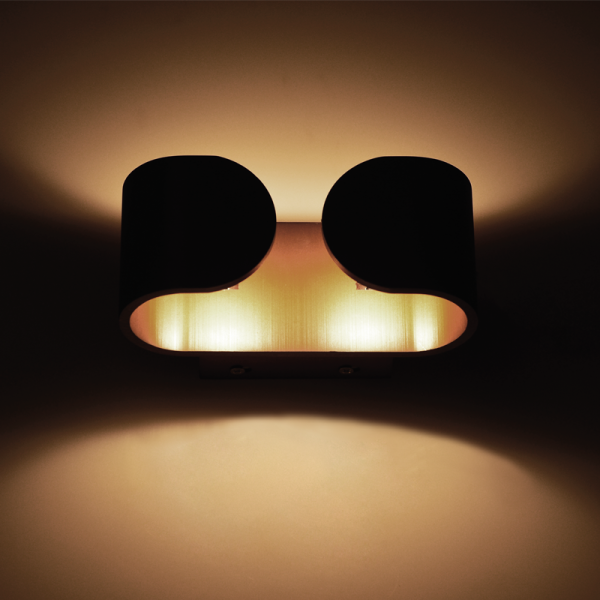 ΕΠΙΤΟΙΧΙΟ Φ/Σ LED ΑΠΟΧΡ.ΞΥΛΟΥ ΕΜΜΕΣΟΥ ΦΩΤΙΣΜ.2X3W 230V 3000K NEPHELE - Image 2