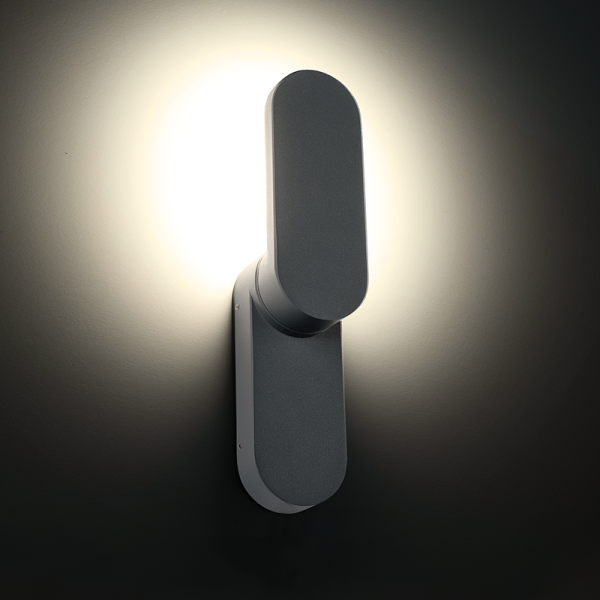 LED SMD WALL LUMINAIRE 10W 660LM 97° 230V AC 3.000K DARK GREY CRI80 IP65 30.000HRS - Image 2