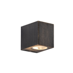 GU10 WALL LUMINAIRE 230V AC GOLDEN BLACK IP65 MAX.35W