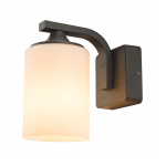 E27 WALL LUMINAIRE 230V AC DARK GREY IP54 MAX.60W
