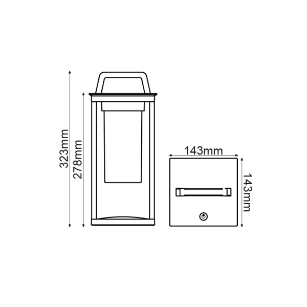 LED SMD TABLE SOLAR BATTERY LUMINAIRE 3W 150LM 180° 3.000K DARK GREY CRI80 IP54 - Image 2