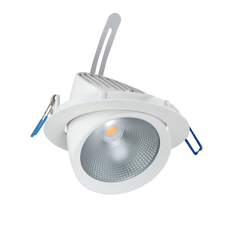 LINO2030 WHITE LED RECESSED MOVABLE LIGHT 20W 3000K 60° 1500LM 230V Ra80 - Image 1