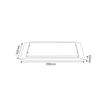 MAINTAINED EMERGENCY LED SMD LUMINAIRE 4W 3HRS 300LM 4000K 230V IP65 - Image 2