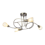 ΣΠΟΤ ΙΙΙΙ ΓΥΑΛΙ ΜΠΡΟΝΖΕ 4Χ40W E14 KAMET - Image 3