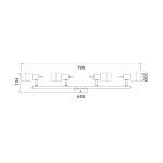 ΣΠΟΤ ΙΙΙΙ ΝΙΚΕΛ ΜΕ ΔΙΑΦΑΝΟ ΓΥΑΛΙ 4 Χ GU10 PLATINUM - Image 2