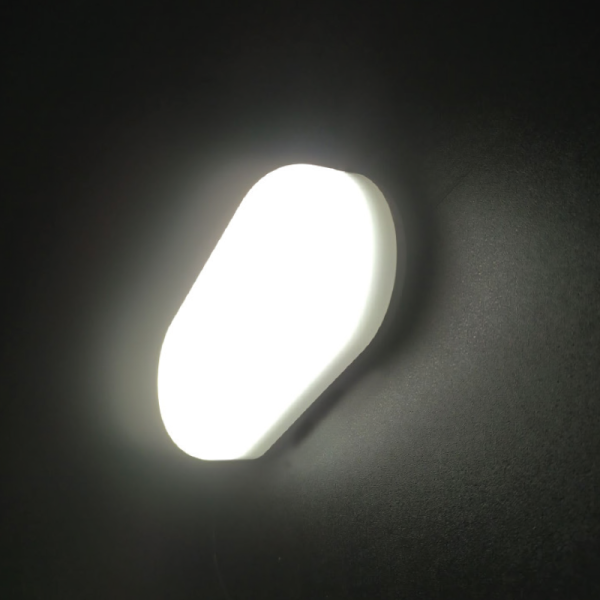 LED PC WHITE WALL LUMINAIRE 230V AC IP66 12W 1070lm 4000K 120° Ra80 - Image 2