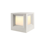 ΦΩΤΙΣΤΙΚΟ ΚΗΠΟΥ 200MM IP65 Ε27 Max.7W ΛΕΥΚΟ ΤΣΙΜΕΝΤΟ & PC ΚΑΛΥΜΜΑ