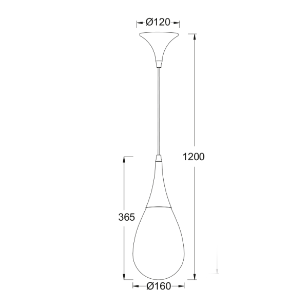 ΜΕΤΑΛΛΙΚΟ ΚΡΕΜΑΣΤΟ ΦΩΤΙΣΤΙΚΟ 1ΧΕ14 ΧΑΛΚΙΝΟ ΚΕΧΡΙΜΠΑΡΙ ΓΥΑΛΙ Φ16cm ATENA - Image 2