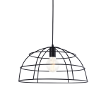 ΚΡΕΜΑΣΤΟ ΦΩΤΙΣΤΙΚΟ 1ΧΕ27 ΜΕΤΑΛΛΙΚΟ ΠΛΕΓΜΑ ΜΑΥΡΟ Φ60ΧΗ120CM PROMETHEUS