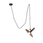 ΚΡΕΜΑΣΤΟ ΦΩΤΙΣΤΙΚΟ 1ΧE14 ΚΑΦΕ ΜΕΤΑΛΛΙΚΟ D25XH220CM WAKANDA