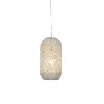 ΚΡΕΜΑΣΤΟ ΦΩΤΙΣΤΙΚΟ 1ΧΕ27 RATTAN+ΞΥΛΟ D20XH120CM COCONUT