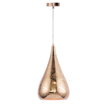 ΚΡΕΜΑΣΤΟ ΦΩΤΙΣΤΙΚΟ 1ΧΕ27 ΜΕΤΑΛΛΙΚΟ ΓΥΑΛΙΣΤΟ ΧΑΛΚΙΝΟ Φ20ΧΗ41Χ160CM PLEIADES