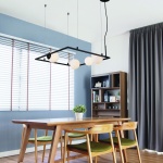 ΚΡΕΜΑΣΤΟ ΦΩΤΙΣΤΙΚΟ 4xG9 QUADRO ΜΑΥΡΟ ΜΕΤ/ΚΟ +ΛΕΥΚΟ ΓΥΑΛΙ 58Χ58Χ120CM - Image 2