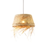 ΚΡΕΜΑΣΤΟ ΦΩΤΙΣΤΙΚΟ 1xE27 ANDROS GRASS RATTAN Φ40Χ120CM