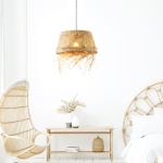 ΚΡΕΜΑΣΤΟ ΦΩΤΙΣΤΙΚΟ 1xE27 ANDROS GRASS RATTAN Φ40Χ120CM - Image 2