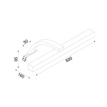 Φ/Σ ΕΠΙΠΛΟΥ LED 8W 3000K 520LM VIDE ΧΡΩΜΙΟ ΜΕΤ/ΚΟ IP44 50X16X9,5CM - Image 2