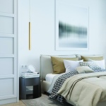 ΚΡΕΜΑΣΤΟ ΦΩΤΙΣΤΙΚΟ LED 5W 3000K 400LM FINO  ΧΡΥΣΟ ΜΕΤ/ΚΟ IP20 D3XD5,3XH220CM - Image 2