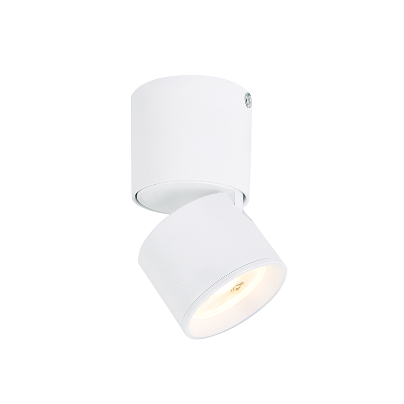 RA33LEDS6WH ΕΠΙΤΟΙΧΟ Φ/Σ LED 5W COB 80° 3000K 400LM ΛΕΥΚΟ ΑΛΟΥΜΙΝΙΟ D5,6XH10CM PLUTO - Image 1
