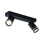 ΕΠΙΤΟΙΧΟ Φ/Σ 2XGU10 DIVINO ΜΑΥΡΟ ΑΛΟΥΜΙΝΙΟ IP20 32X7X13,5CM