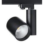 BLACK LED TRACK LIGHT 30W 4000K 4WIRES 38° 2800LM 230V Ra80