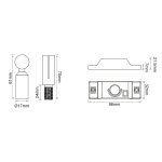 ROOFPATH SET OF 2PCS WHITE BASE HOLDER WITH 45° ADJUSTABLE ROD - Image 2