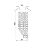 ΣΠΟΤ MR16 ΜΕ ΚΡΥΣΤΑΛΛΑ 375X82mm MORIA - Image 2