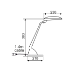 ΠΟΡΤΑΤΙΦ 2Χ9W PL ΓΚΡΙ DOVE - Image 2