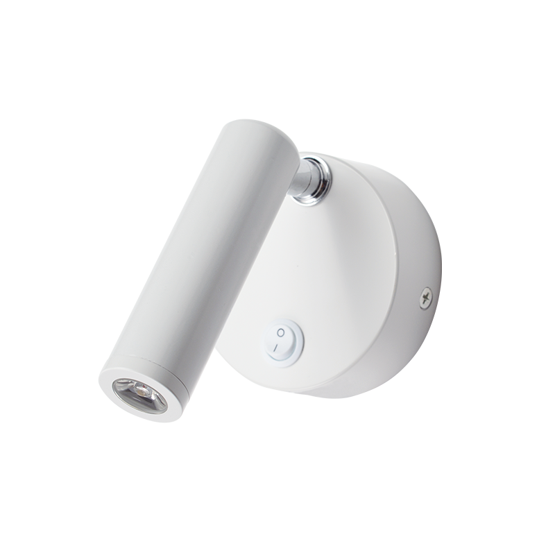 SF151AMW ΕΠΙΤΟΙΧΟ Φ/Σ LED 3W ΜΑΤ ΛΕΥΚΟ ΚΙΝΗΤΟ 50° 210Lm 4.000Κ 230V INYOKA2 - Image 1