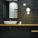 ΚΡΕΜΑΣΤΟ ΦΩΤΙΣΤΙΚΟ LED 15W 3000K 1500LM AMELIA ΜΑΥΡΟ ΜΕΤ/ΚΟ+ΛΕΥΚΟ ΓΥΑΛΙ D37XH130CM - Image 2