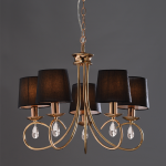 ΚΡΕΜΑΣΤΟ ΦΩΤΙΣΤΙΚΟ 5ΧΕ14 ΜΕΤΑΛ.ΧΡΥΣΟΧΑΛΚΙΝΟ+ΜΑΥΡΟ ΑΜΠΑΖ.Φ54XΗ120CM BASILICO