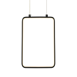 ΚΡΕΜΑΣΤΟ ΦΩΤΙΣΤΙΚΟ LED 11W 3000K 1044LM ΜΑΥΡΟ ΜΕΤΑΛΛΙΚΟ 18X11XH136CM SYMETRIA