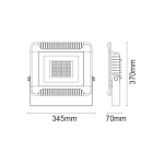 LED FLOOD LIGHT IP66 150W 4000K 13100Lm 230V 4PCS/CART - Image 2