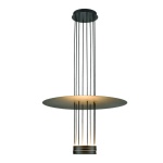 ΚΡΕΜΑΣΤΟ ΦΩΤΙΣΤΙΚΟ LED 18W 3000K 1260LM ELIA ΜΑΥΡΟ ΜΕΤ/ΚΟ IP20 D60XH104CM