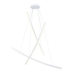 ΚΡΕΜΑΣΤΟ ΦΩΤΙΣΤΙΚΟ LED 60W 3000K 4200LM NAAVA ΛΕΥΚΟ ΑΛΟΥΜΙΝΙΟ IP20 102X15X110CM