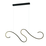 ΚΡΕΜΑΣΤΟ ΦΩΤΙΣΤΙΚΟ LED 27W 3000K 1890LM CALISTA ΜΑΥΡΟ ΑΛΟΥΜΙΝΙΟ IP20 110X6XH175CM