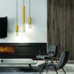 ΚΡΕΜΑΣΤΟ ΦΩΤΙΣΤΙΚΟ 1XGU10 DOHA ΧΡΥΣΟ ΜΕΤ/ΚΟ IP20 D6XD8XH150CM - Image 2