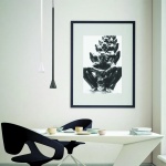 ΚΡΕΜΑΣΤΟ ΦΩΤΙΣΤΙΚΟ 1ΧGU10 CLOUZOT ΜΑΥΡΟ ΜΕΤ/ΚΟ IP20 D7,5XD10XH190CM - Image 2