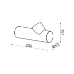 ΕΠΙΤΟΙΧΟ Φ/Σ LED 6W 3000K ΑΛΟΥΜΙΝΙΟ ΛΕΥΚΟ 23Χ10,7Χ6,5CM FARO - Image 2