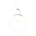 ΚΡΕΜΑΣΤΟ ΦΩΤΙΣΤΙΚΟ LED 24W 3000K 1680LM VENUS ΧΡΩΜΙΟ ΜΕΤ/ΚΟ IP20 40X30XH164CM