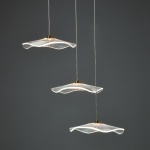 ΚΡΕΜΑΣΤΟ ΦΩΤΙΣΤΙΚΟ LED 15W 3000K 1050LM NINFEA ΟΡΕΙΧΑΛΚΟ ΜΕΤ/ΚΟ IP20 D43XH210CM